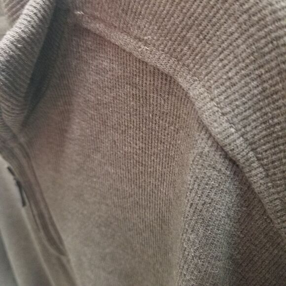 Joseph Abboud Mens Sz M Green Solid Long Sleeve Ribbed Pullover Sweatshirt - Picture 4 of 9